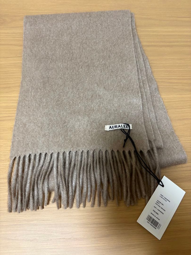 小物 AURALEE BABY CASHMERE LONG STOLE