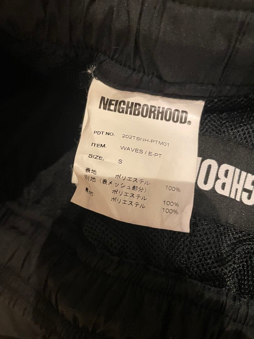 neighborhood ポリエステル製ズボン　黒色