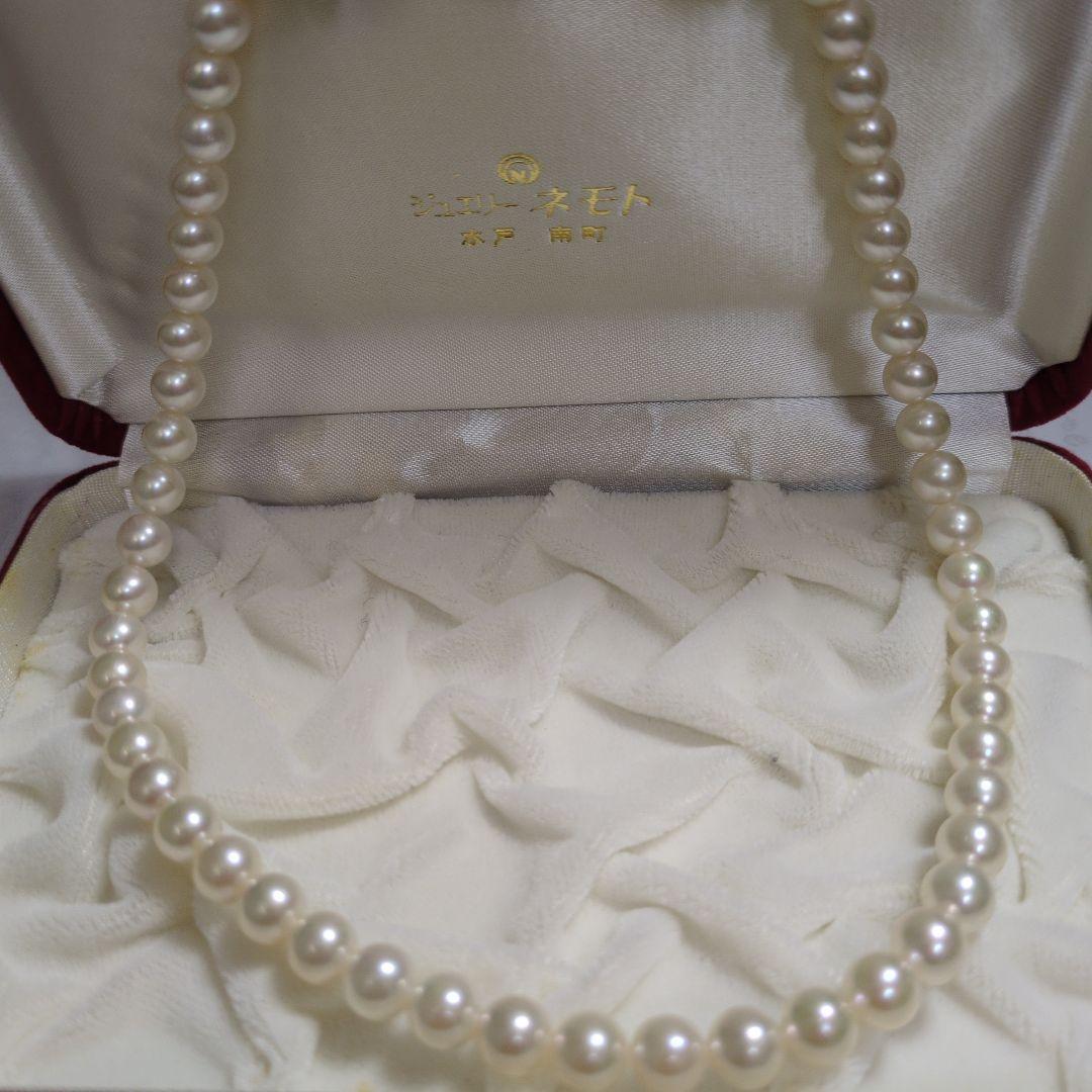 本真珠 ネックレス ホワイト　レトロ