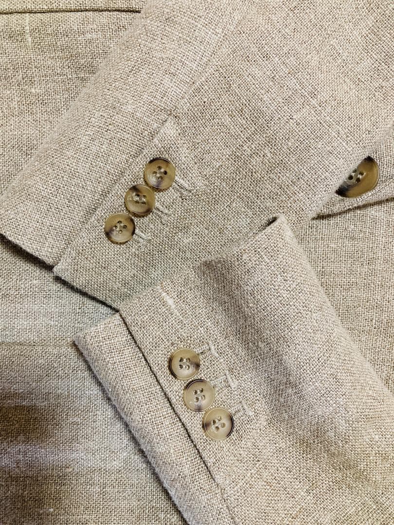 【試着のみ】BABYLONE ヘビーリネンジャケット2024