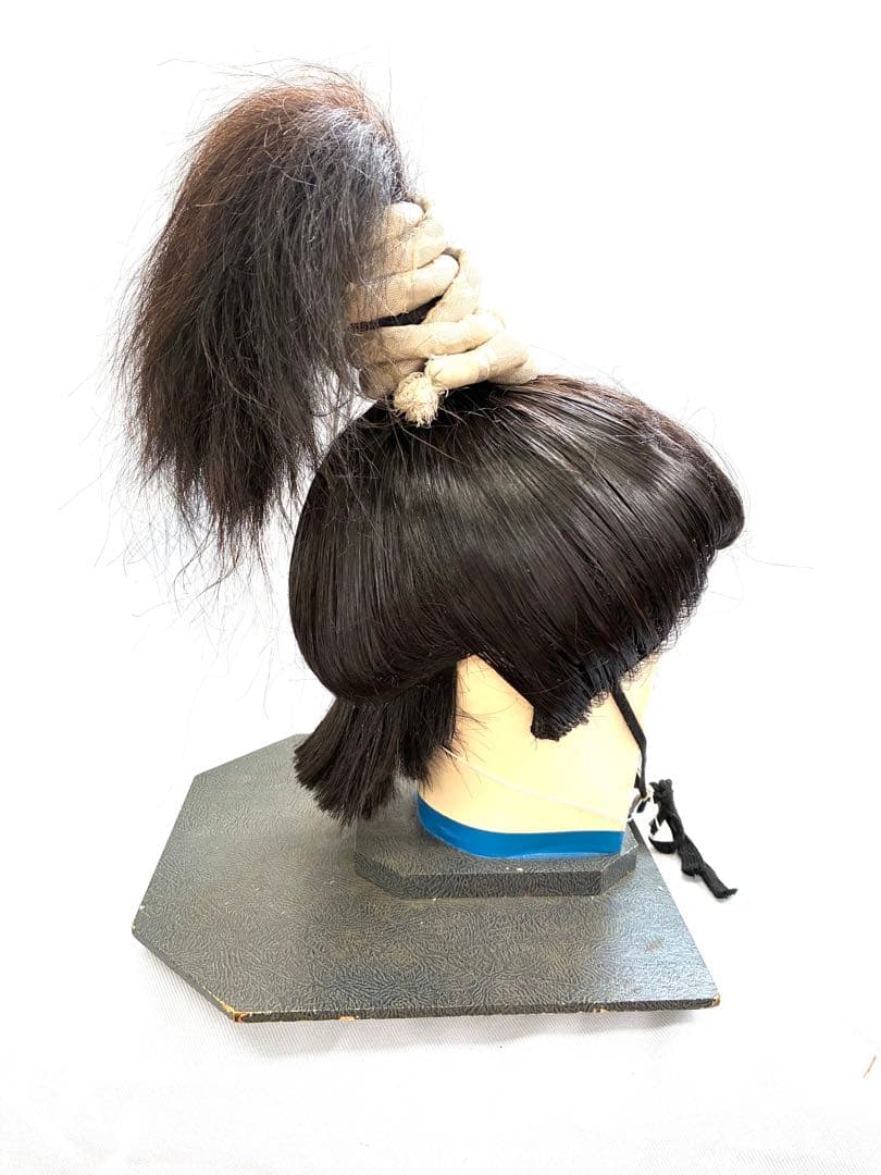 信長、岡守かつら(あみ無しタイプ)中古舞踊かつら、日本髪かつら、大衆演劇かつら