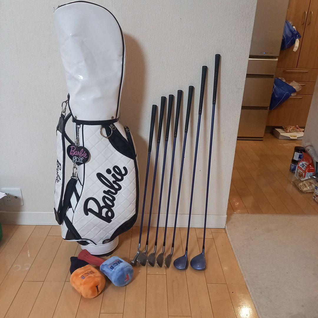 【Ma】レディースゴルフセット（バービーキャディバッグ付）