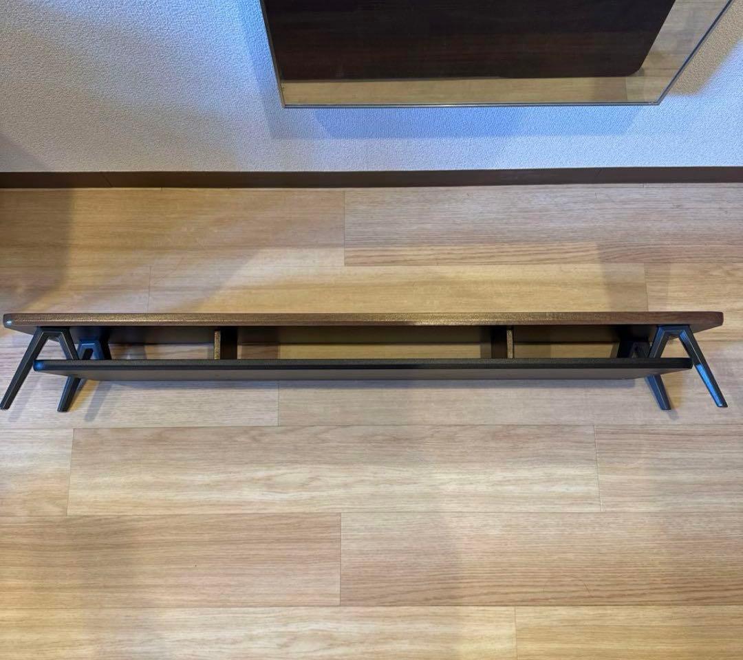 Fenge モニター台 デスクシェルフ 108cm ブラウン G04A2124D