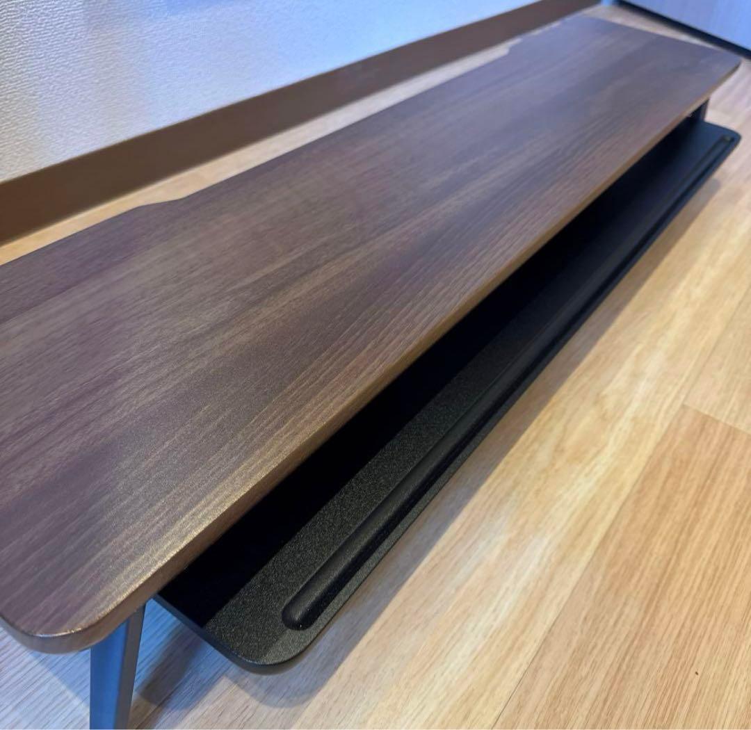 Fenge モニター台 デスクシェルフ 108cm ブラウン G04A2124D