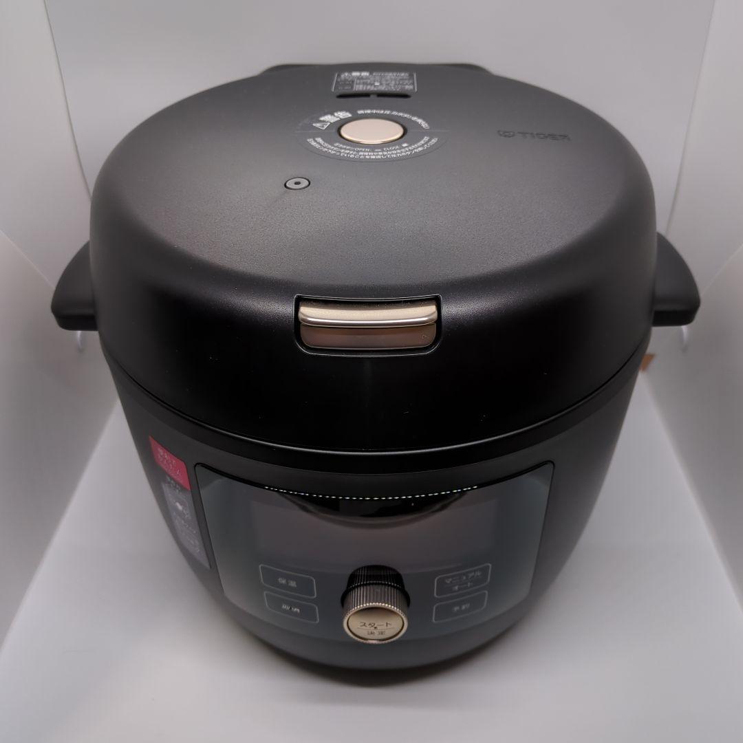 タイガー魔法瓶　電気圧力鍋　2.5L　マットブラック　COK-B400　KM