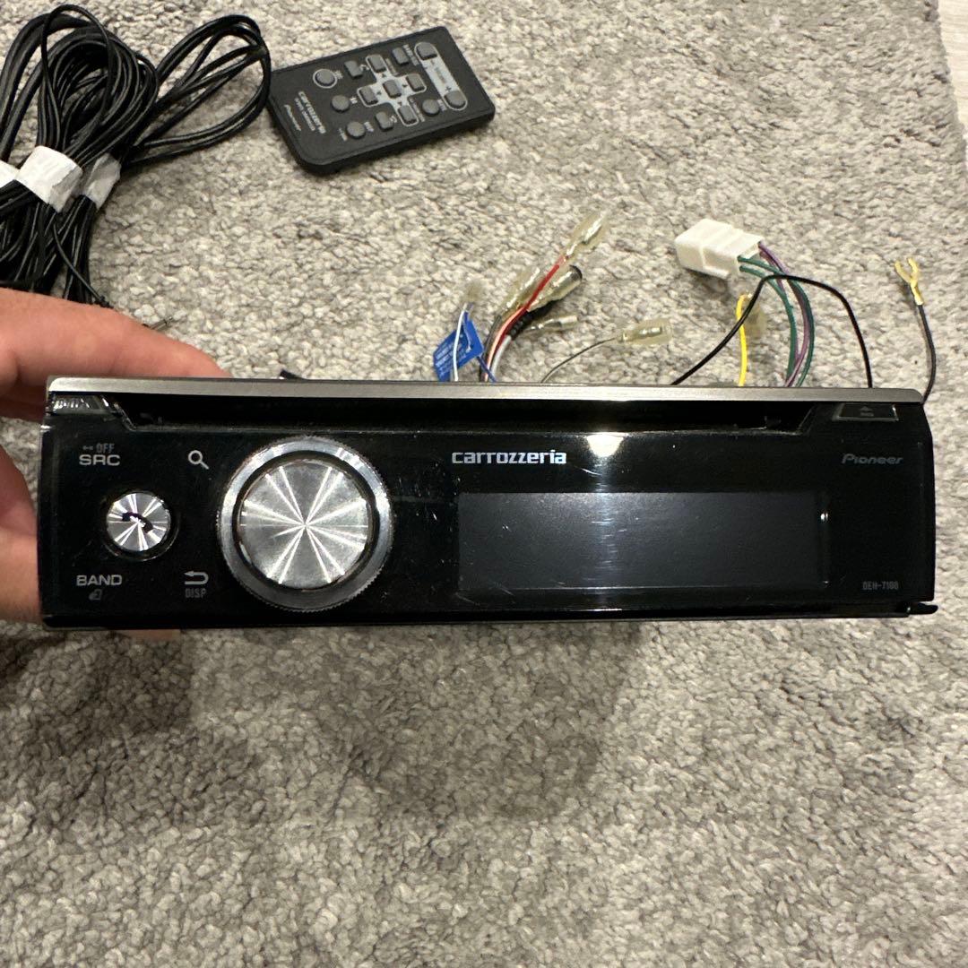 パイオニア　カロッツェリア　DEH-7100 1DIN カーオーディオ