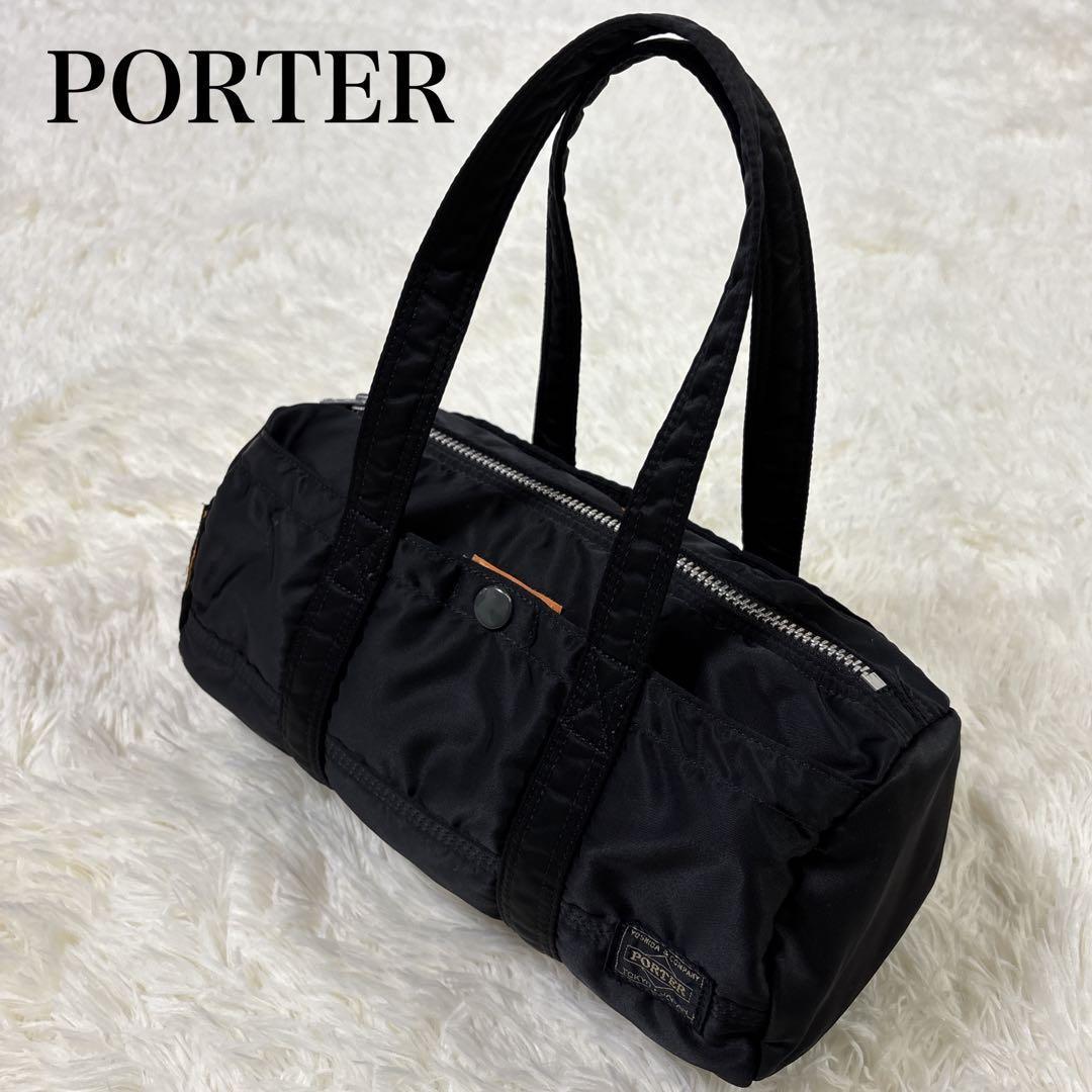 PORTER ポーター タンカー ミニボストンバッグ ドラムバッグ ブラック