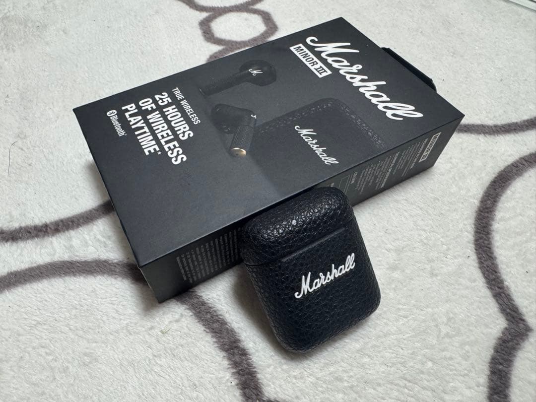 Marshall Minor Ⅲ ブラック インナーイヤー完全ワイヤレスイヤホン