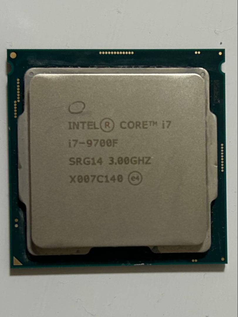 CPU Intel Core i7-9700F【動作確認済】