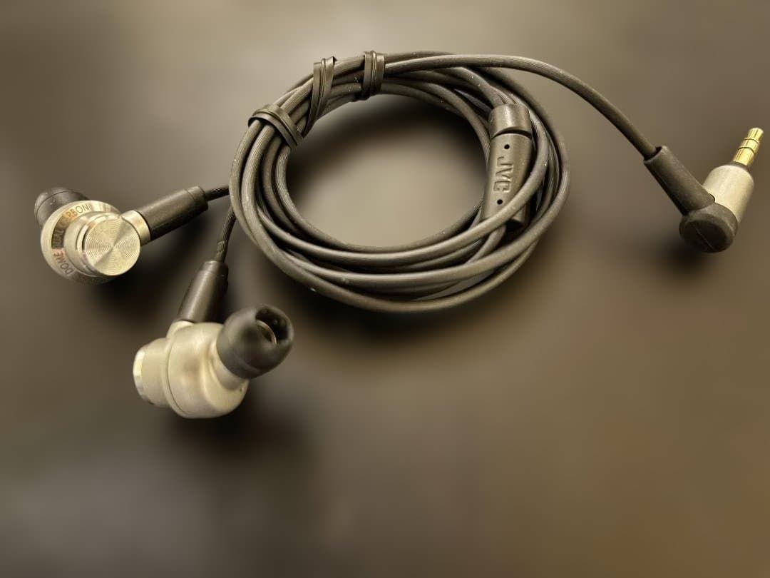 JVC HA-FD02 リケーブル２本＆ケースセット 有線イヤホン