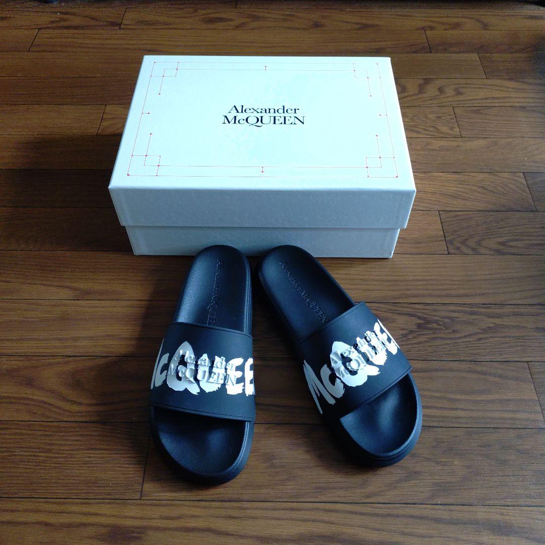 Alexander McQueen　アレキサンダーマックイーン　メンズサンダル黒