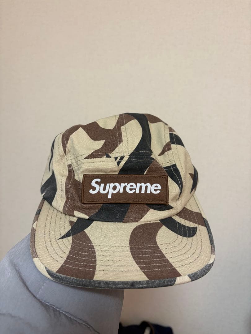 ば*く様 Supreme カモフラージュキャップ　ジェットキャップ