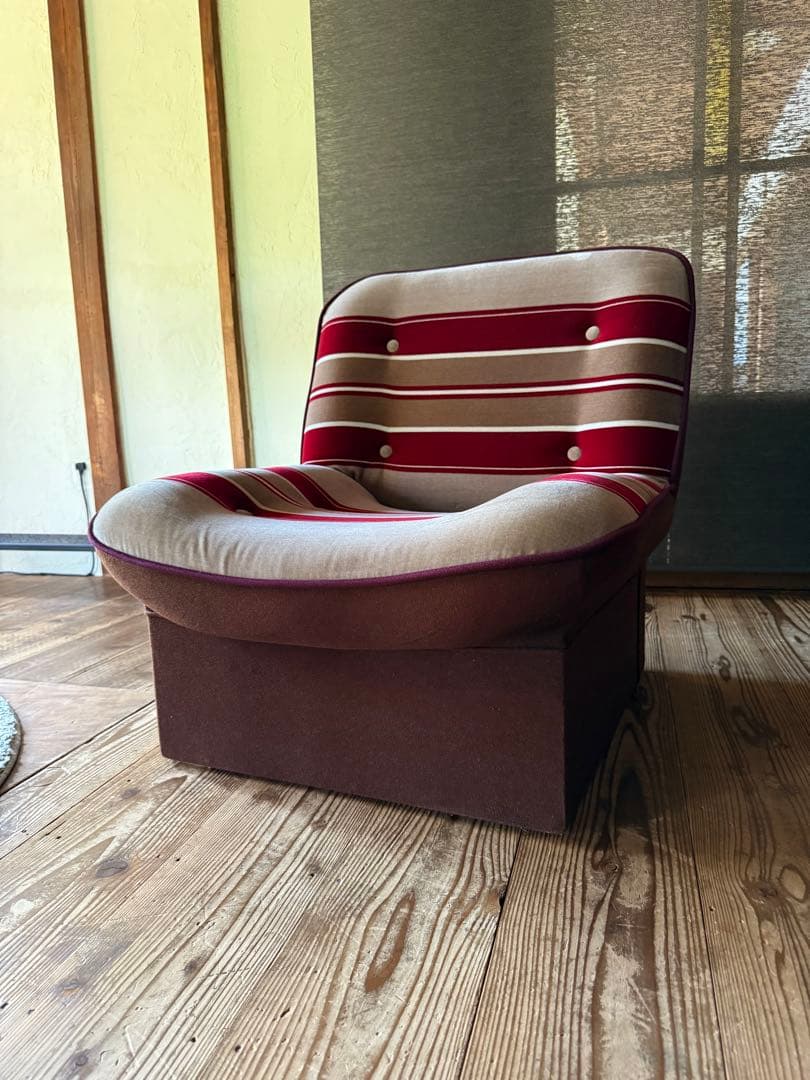 vintage 一人掛けソファ　レトロ家具　/ミッドセンチュリー　②