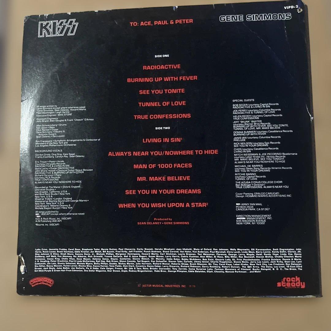 洋楽 KISS GENE SIMMONS