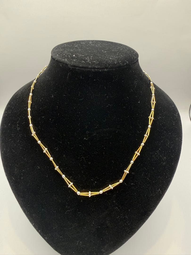 18金　パール　ネックレス