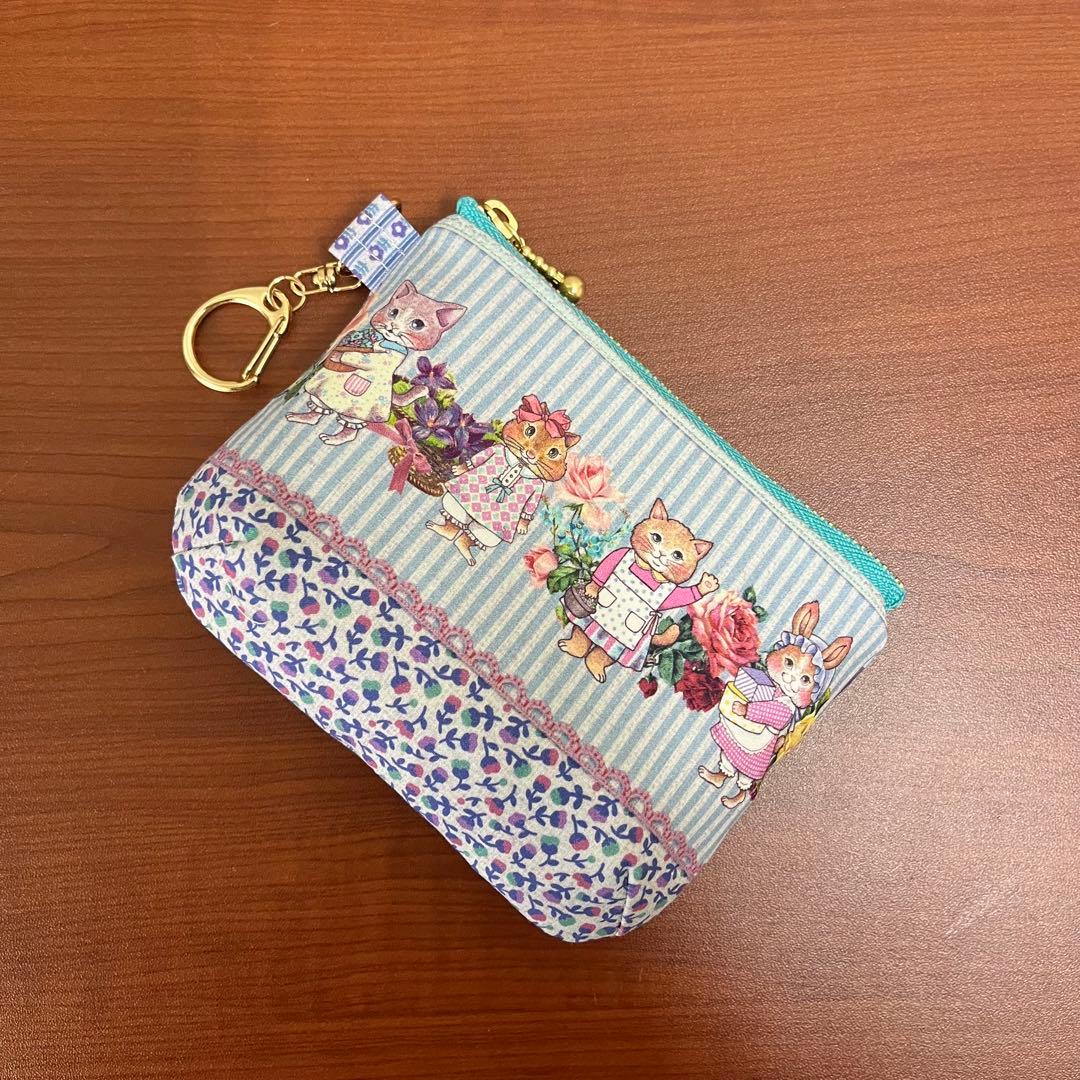 ジョリーフルール　新作マイリトルテイラー　正方形トート＆12㎝ポーチセット