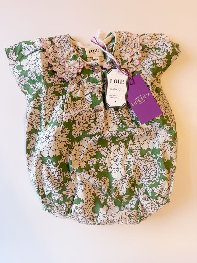 【新品】Loir Paris ロワールパリ ロンパース 12m 80