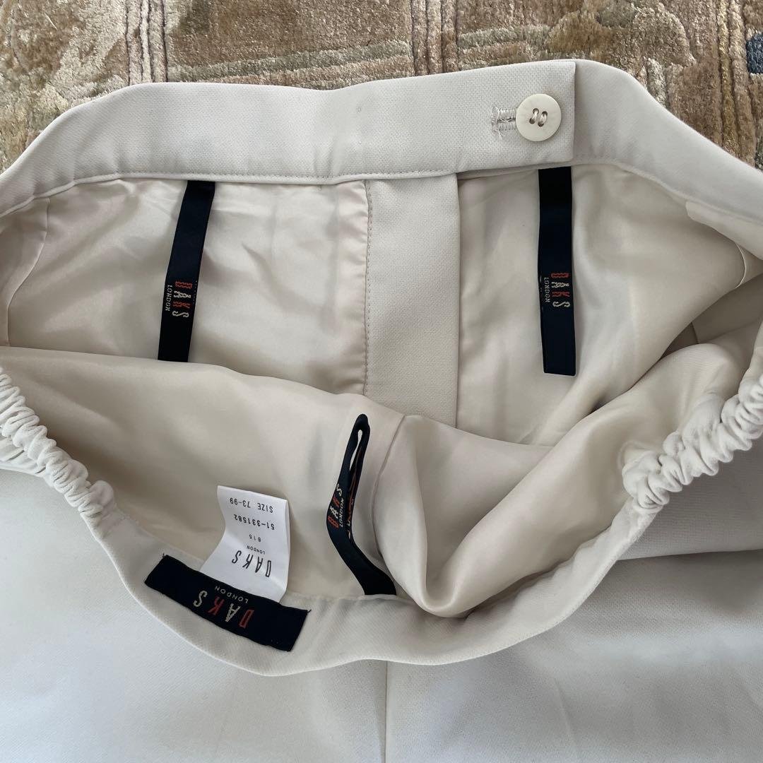 DAKS ホワイト ガウチョパンツ サイズ73-99