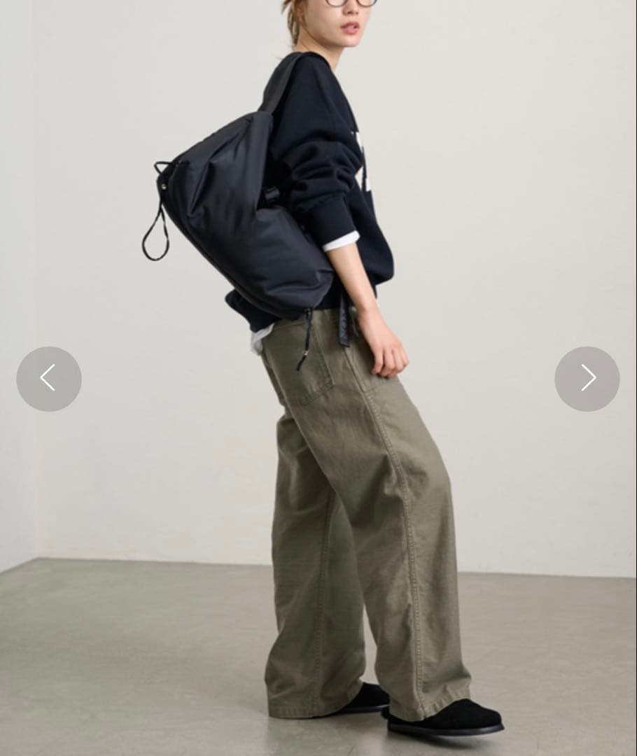 フレームワーク ムラバックサテンベイカーパンツ 38