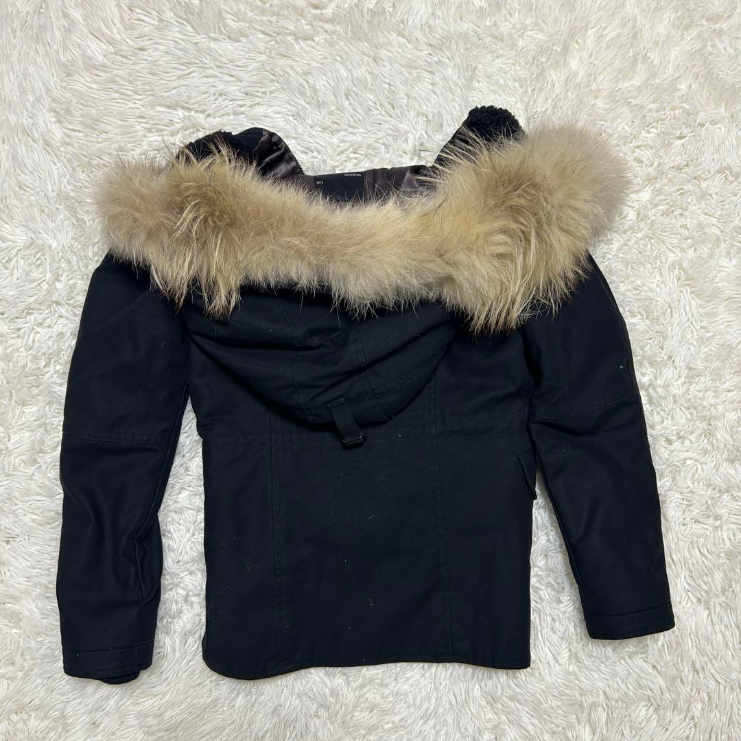 ラッドミュージシャン　モッズコート　N3-B ファー　ブラック　サイズ42