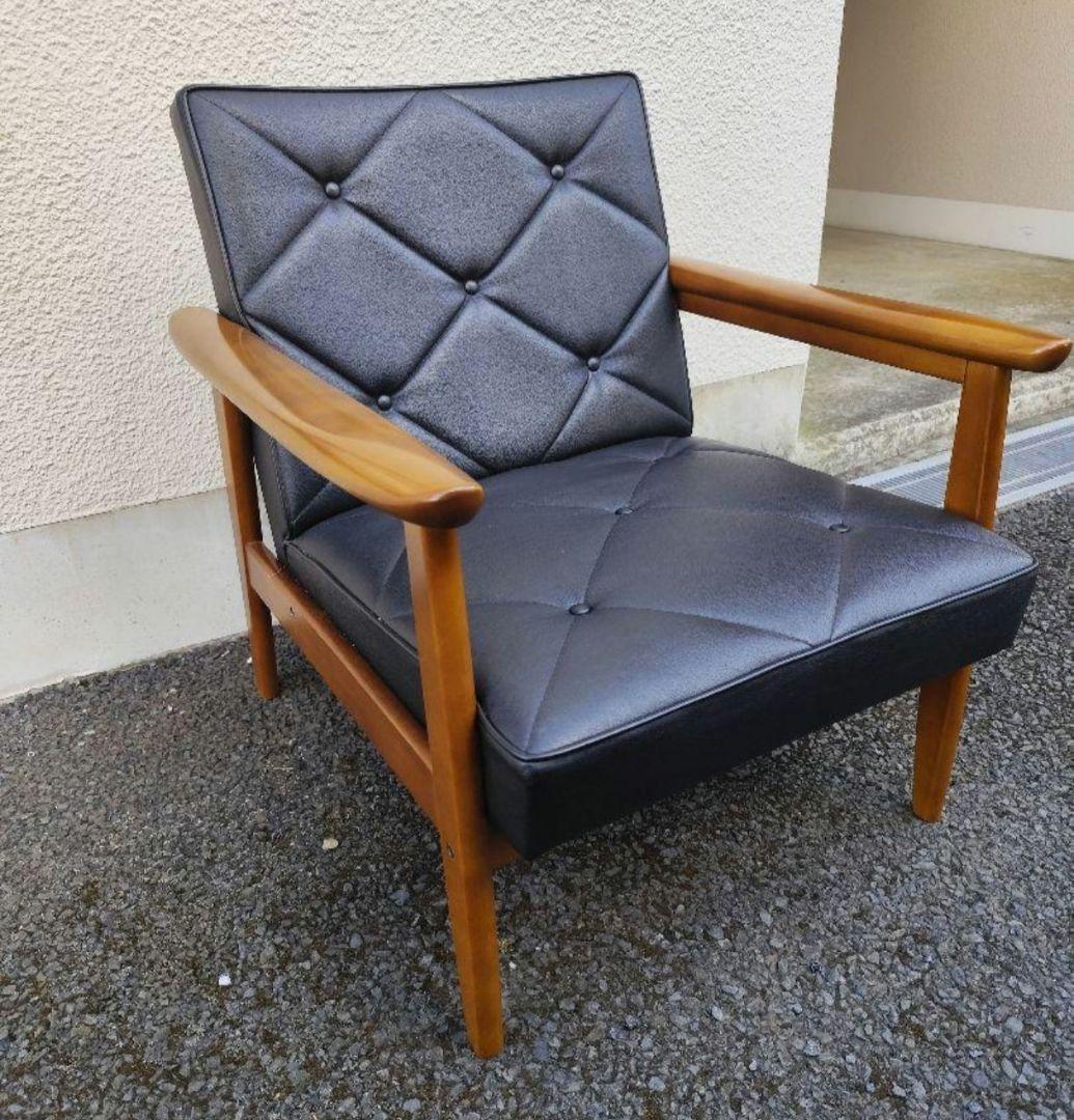【19日まで値引き】カリモク Karimoku Kチェア 1シーター ブラック