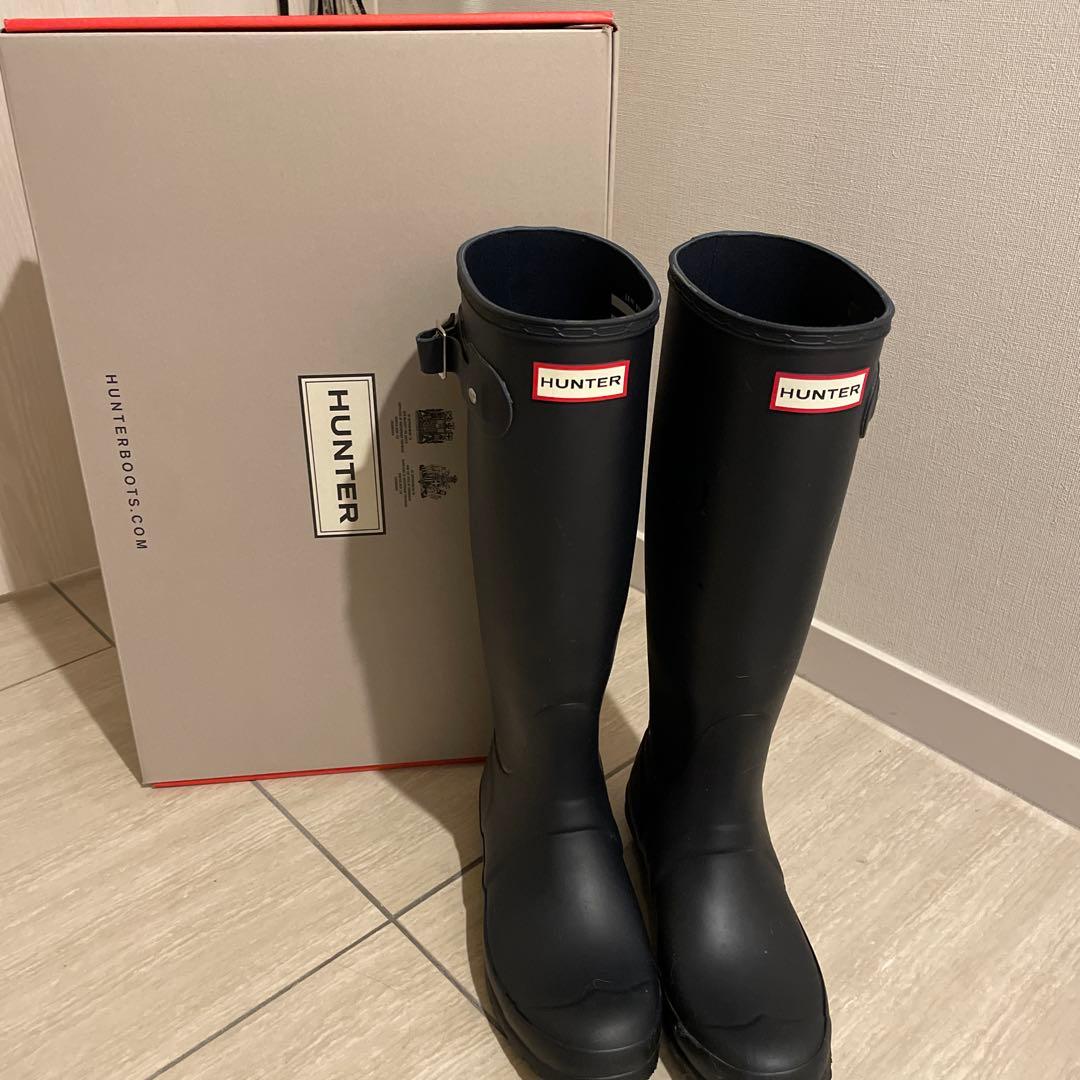 HUNTER ブラック 長靴 US6