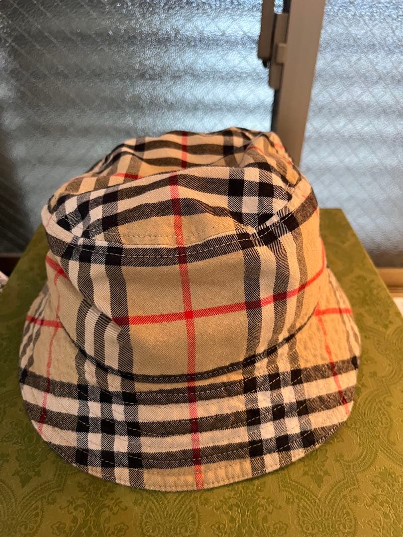 BURBERRY チェック柄 バケットハット XL
