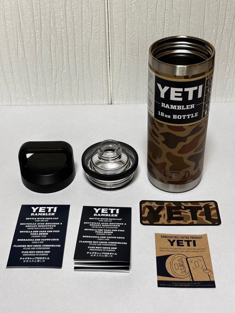 【新品未使用】YETI Rambler 18oz Bottle カモフラージュ