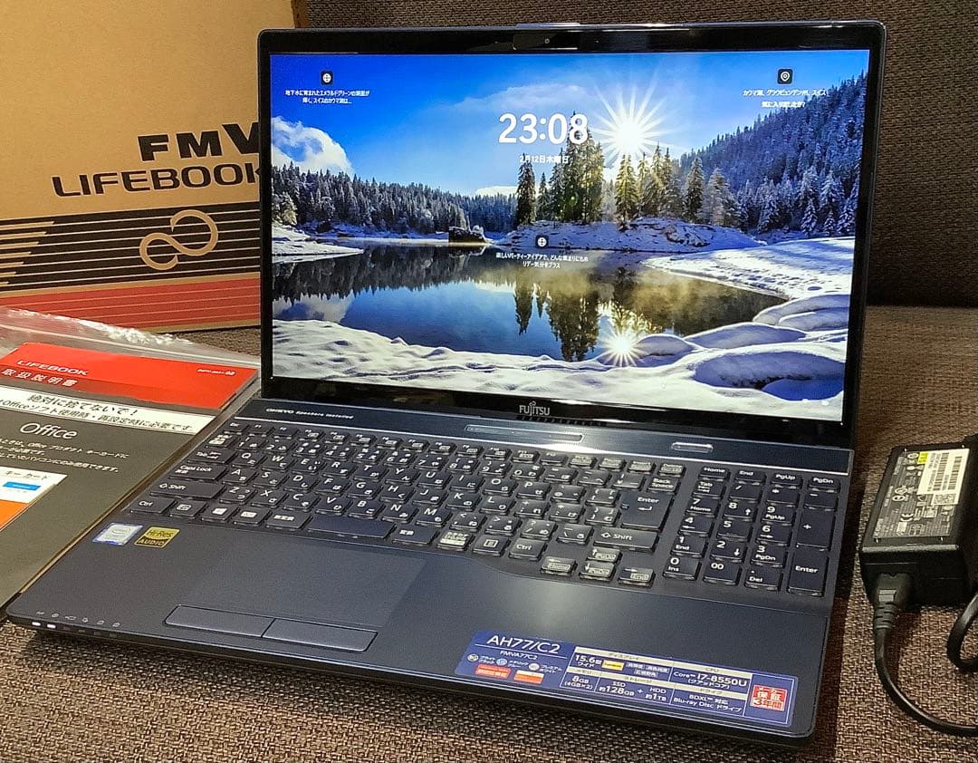 富士通 FMV LIFEBOOK AH77/C2 15.6 office2016
