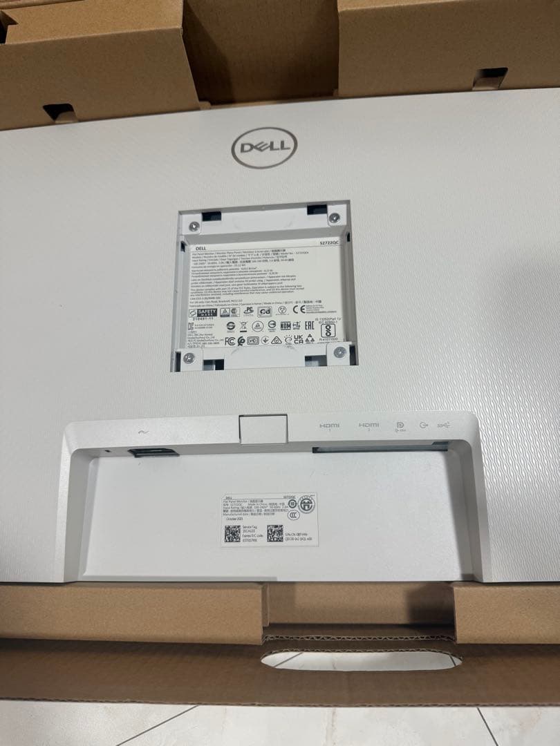 Dell 27 4K UHD USB-C Monitor S2722QC 美品