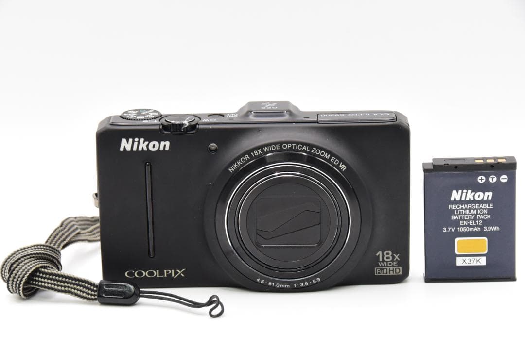 ■ 美品 ■ Nikon COOLPIX S9300 ブラック《動作OK》