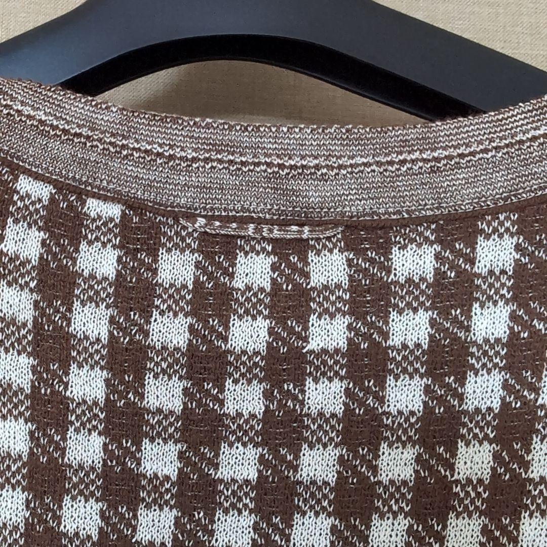 ✨️1/12迄出品✨️45R✨️新品✨️ギンガムジャカードのMドレス