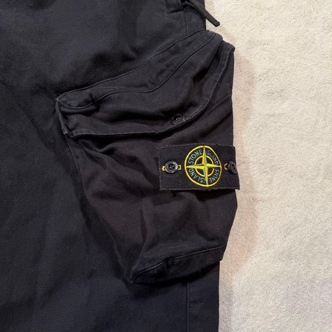ストーンアイランド　カーゴパンツ　黒　751530104 ブラック　36サイズ