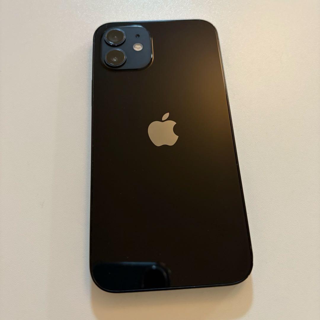 iPhone12 128GB ブラック 本体のみ バッテリー75％ SIMフリー