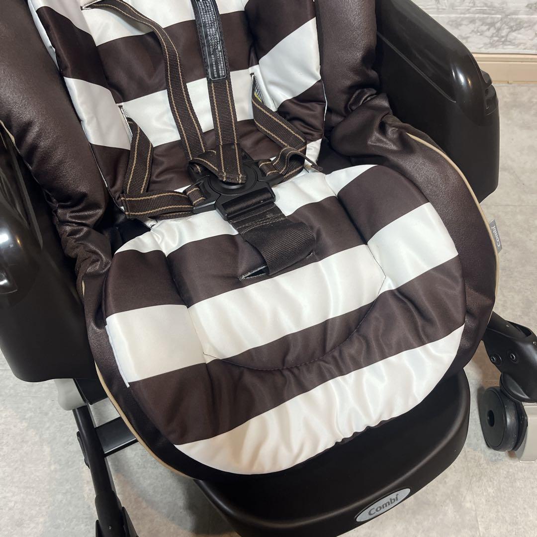 【美品】コンビ ネムリラ 4キャス AT オートスウィング ハイローチェア