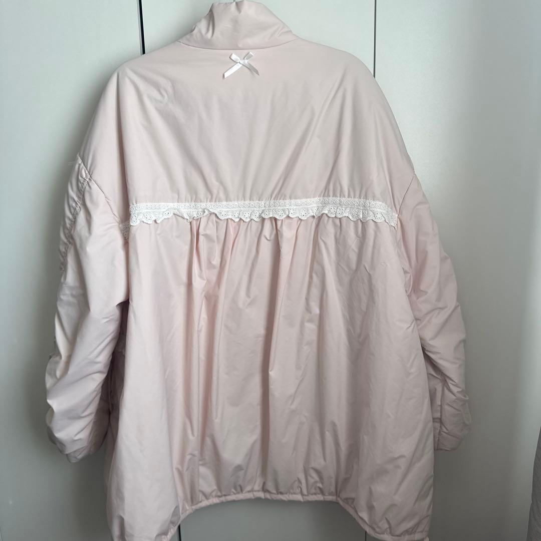 美品　merry jenny ribbonフリルパデットジャケット