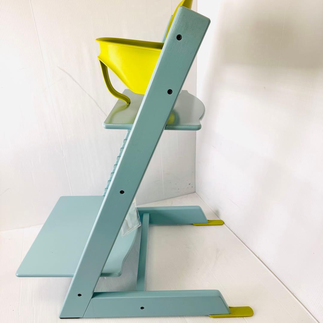 ストッケ　トリップトラップ　ベビーセット アクアブルー 人気カラー