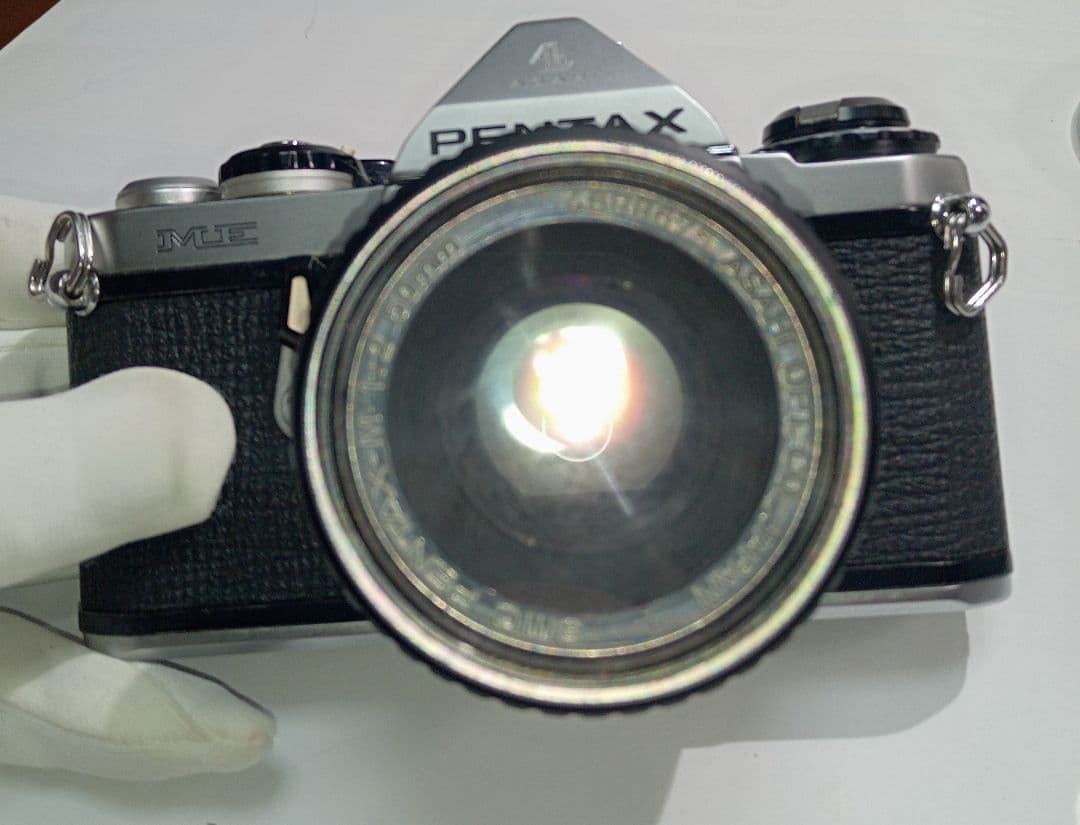 329 アサヒ　PENTAX　ペンタックスME シルバー　一眼レフカメラ