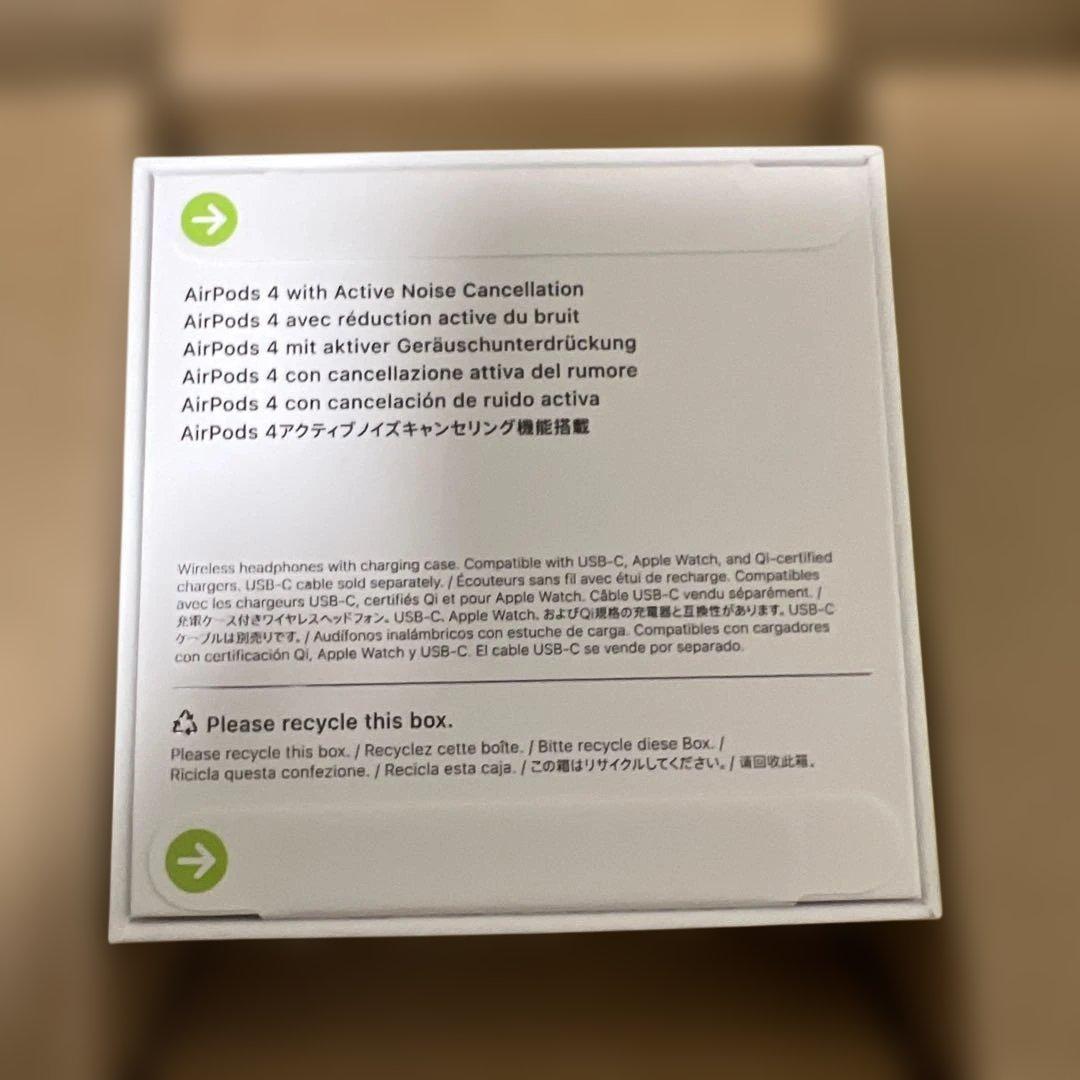 AirPods 4 本体　ANC搭載