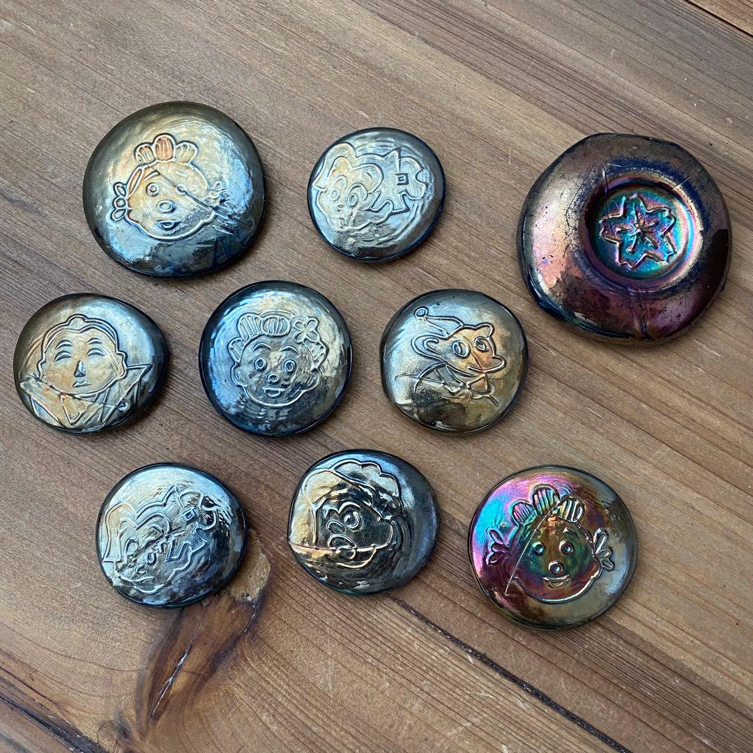 明治　大正　戦前　おはじき　サザエさん　フクスケ　他　石蹴り　ラスター　ガラス