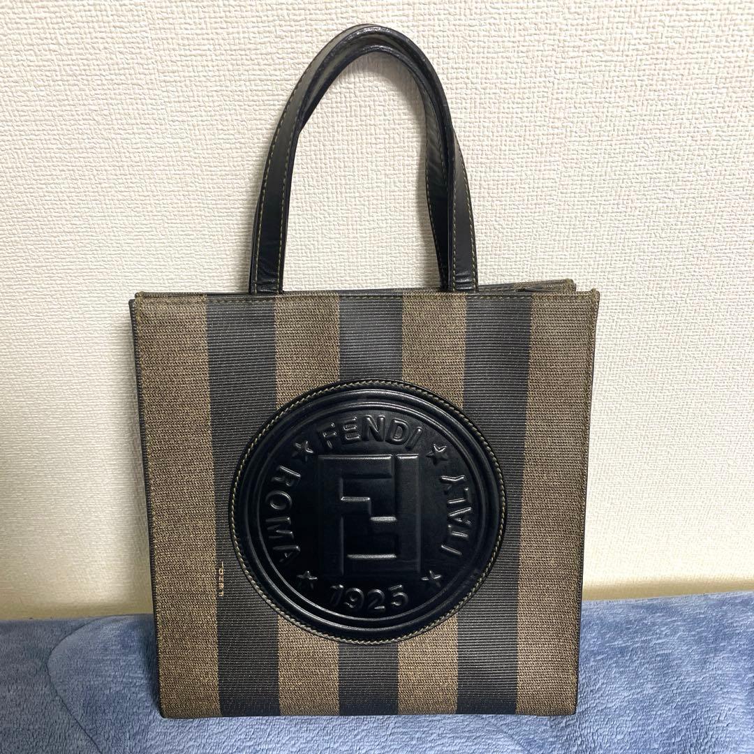 FENDI フェンディ ペカン柄ミニトートバッグ ショルダーバッグ