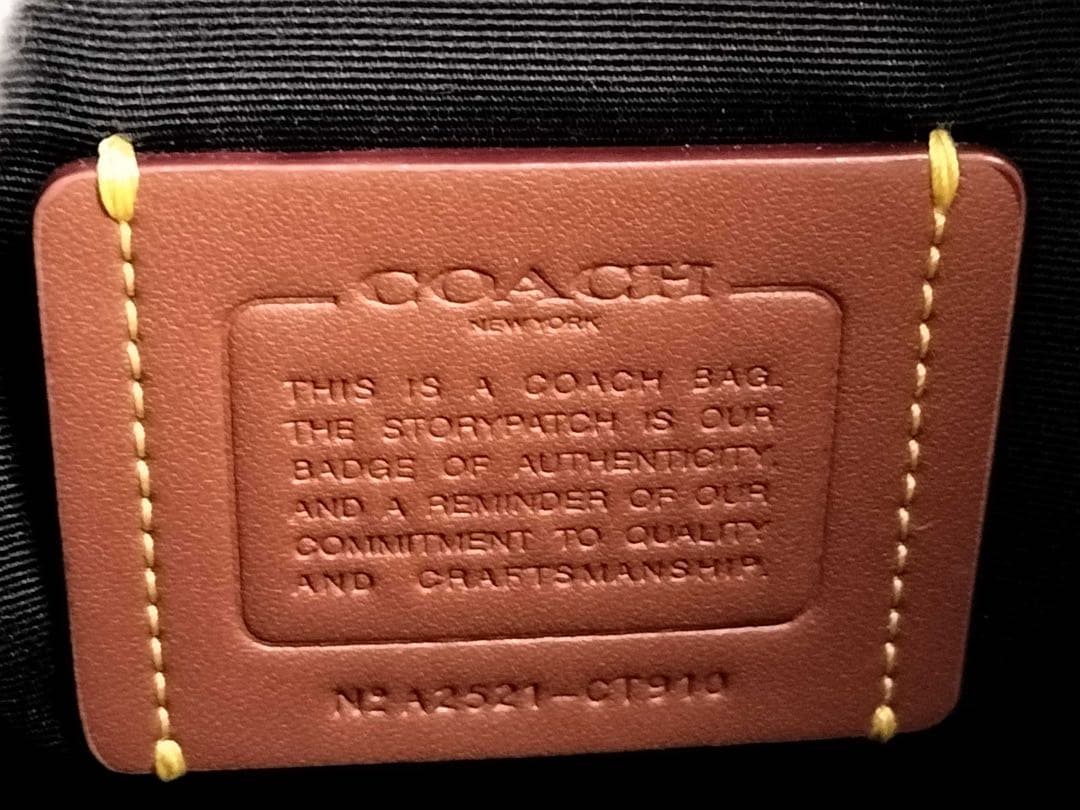 美品 ✨ COACH コーチ ディラン トート2way ロゴ レザー ブラック