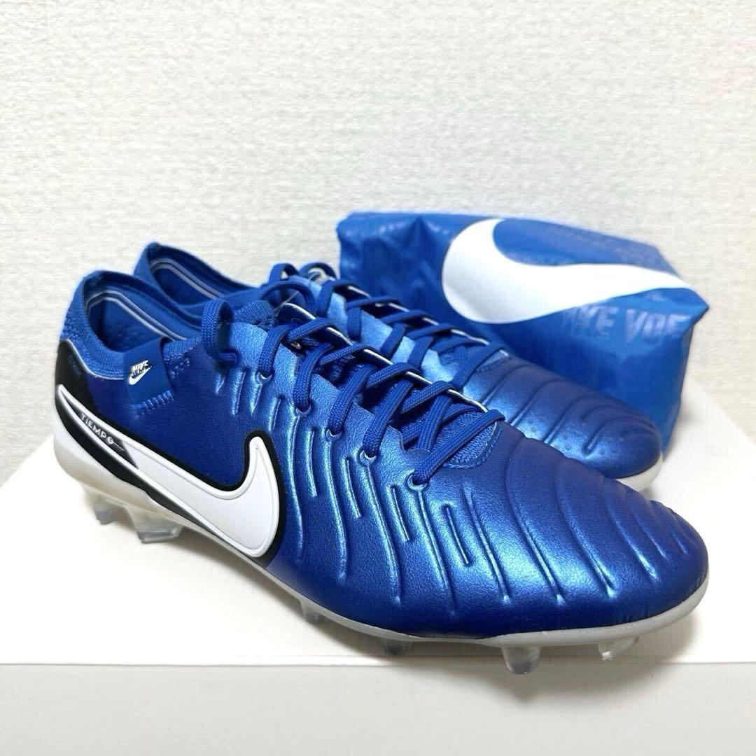 ナイキ 26.5 レジェンド 10 エリート スパイク サッカー FG 靴 青