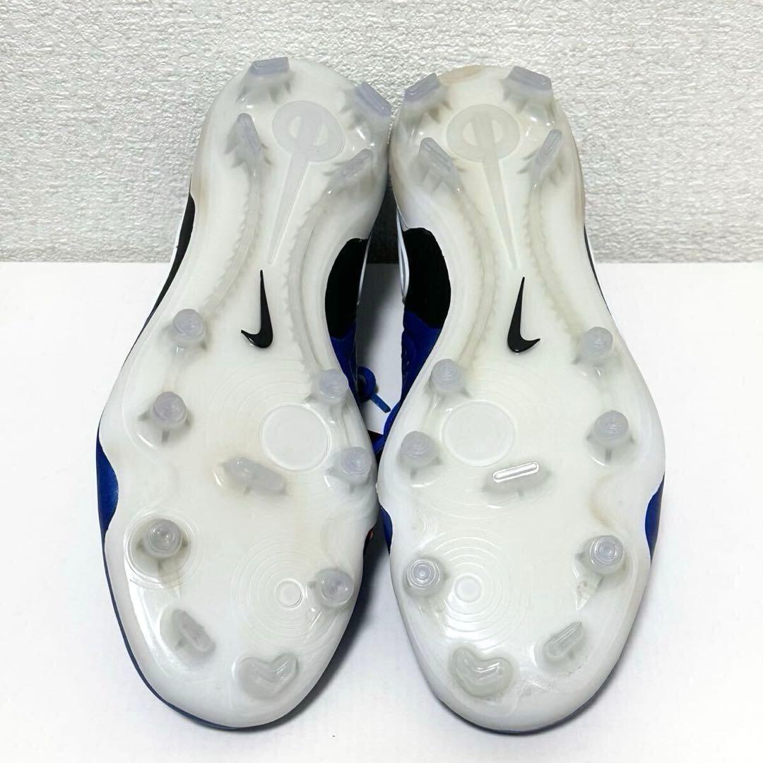 ナイキ 26.5 レジェンド 10 エリート スパイク サッカー FG 靴 青