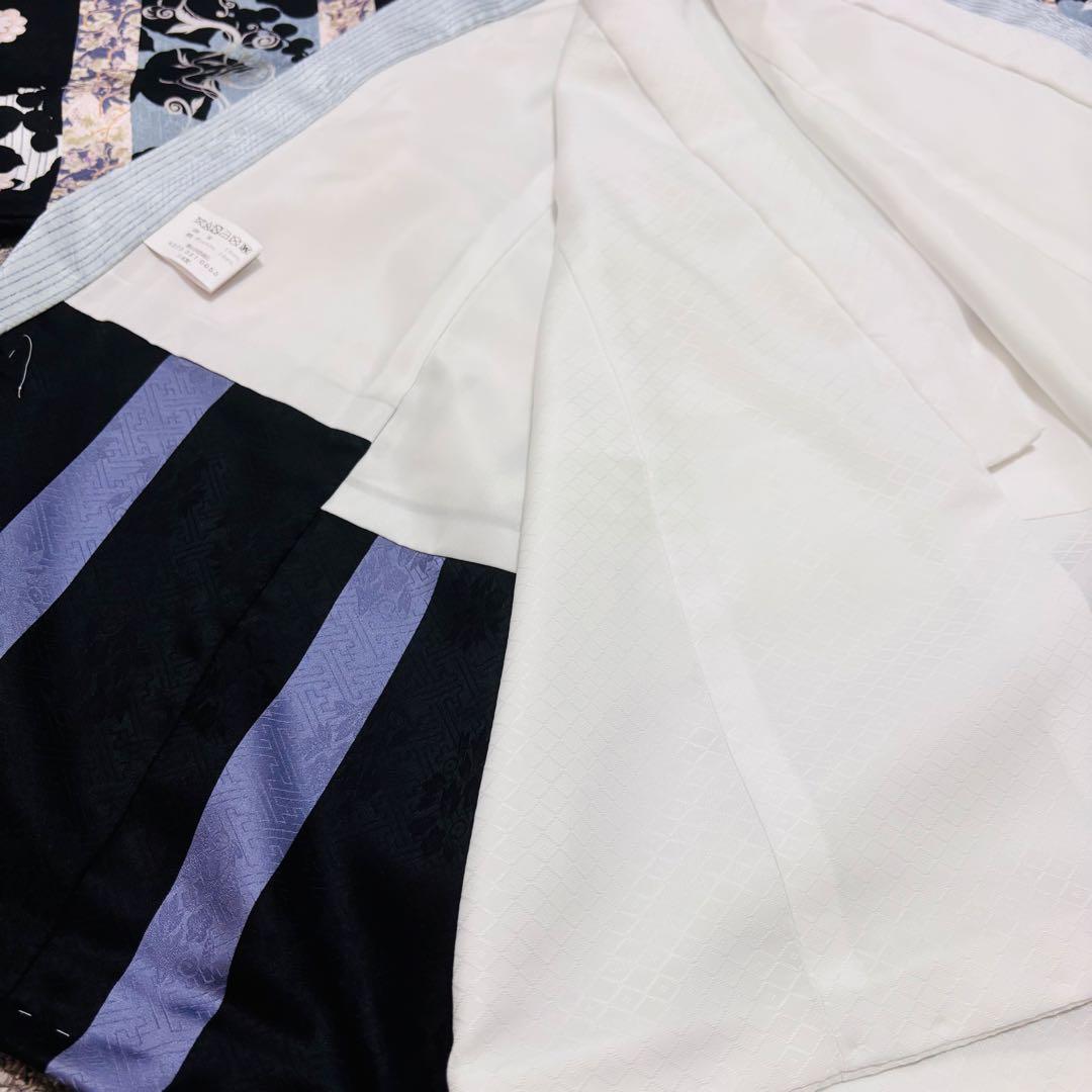 【新品/日本製】正絹 刺繍入り 高級京友禅 お宮参り 男の子 産着 襦袢付 鷹