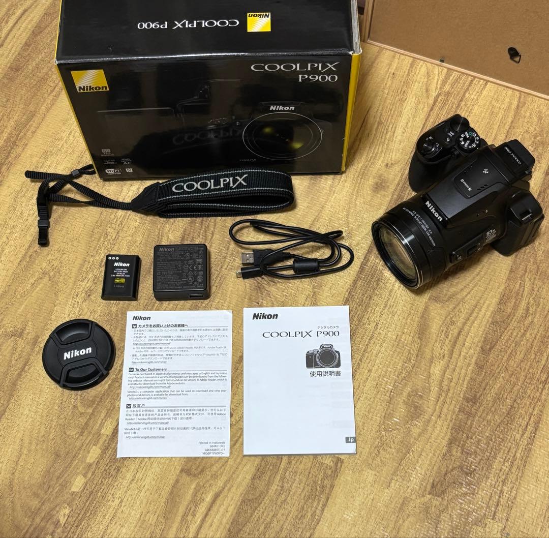 【美品】Nikon COOLPIX P900 デジタルカメラ