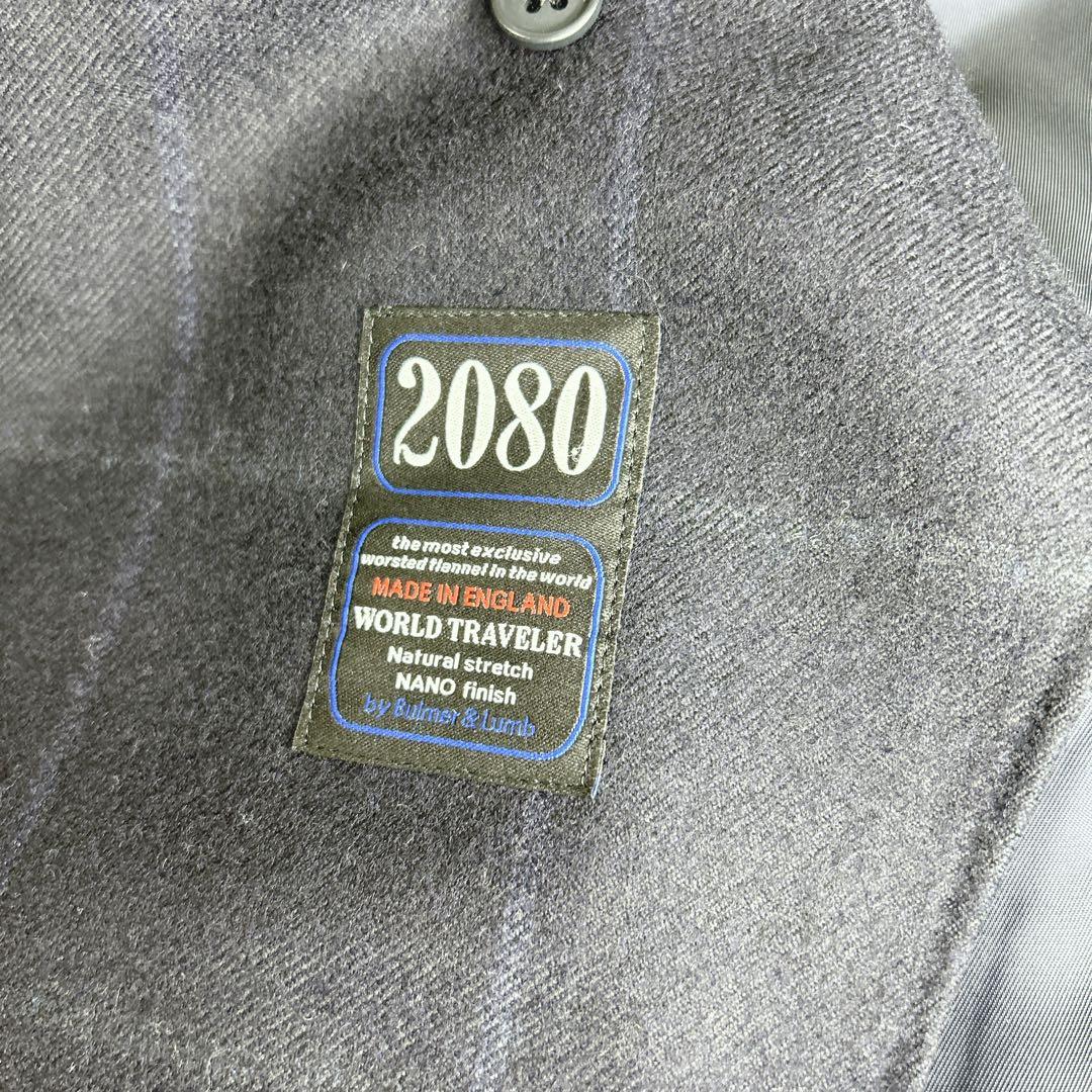 ✨美品✨ 麻布テーラー スリーピース ネイビー チェック S〜M相当