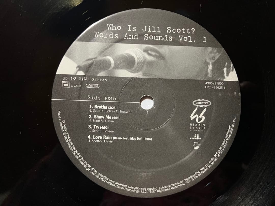 洋楽 Who Is Jill Scott? Words And Sounds 1 LP