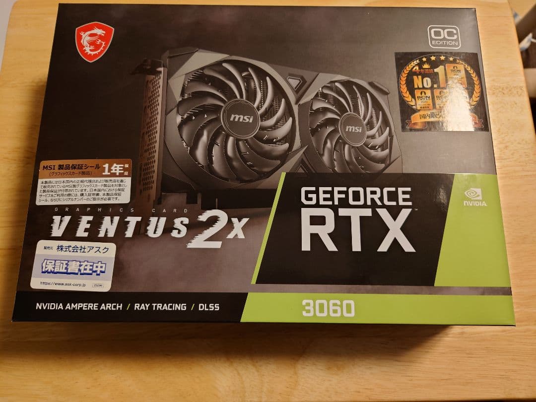 引*読様 GeForce RTX 3060 VENTUS 2X 12G OC