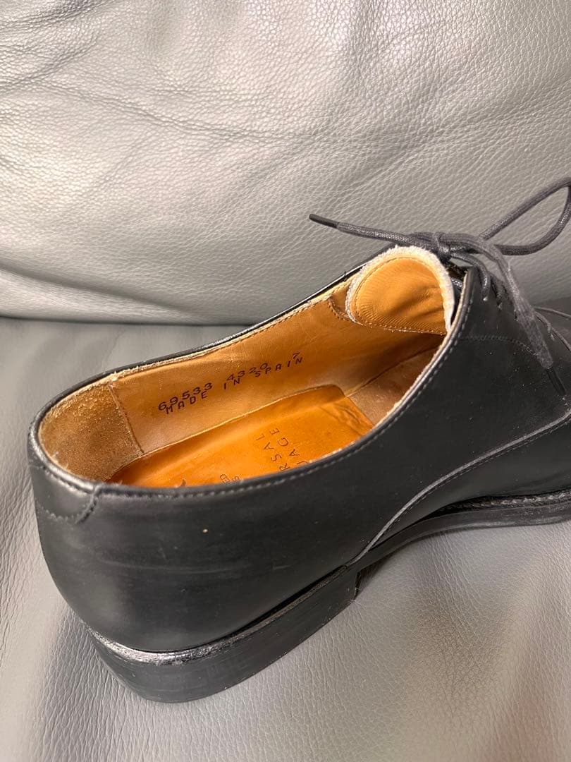 Berwick 4320ブラックレザーシューズ　（サイズ7）　別注